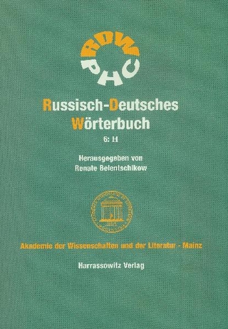 Russisch-Deutsches Wörterbuch (RDW) / Russisch-Deutsches Wörterbuch. Band 6: Н