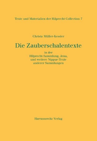 Die Zauberschalentexte in der Hilprecht-Sammlung, Jena, und weitere Nippur-Texte anderer Sammlungen
