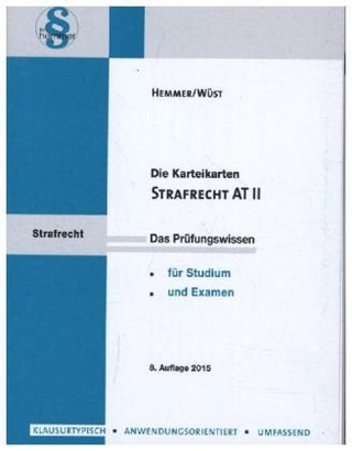 Karteikarten - Strafrecht AT II