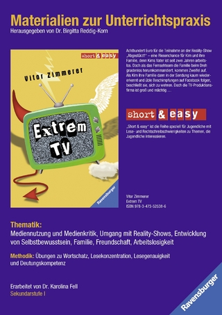 Materialien zur Unterrichtspraxis - Vitor Zimmerer: Extrem TV