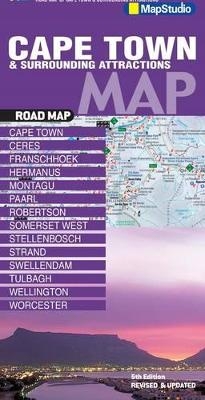 Road map Cape Town & surrounding attractions