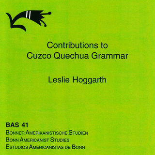 Contributions to Cuzco Quechua Grammar - CD-ROM