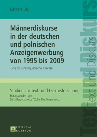 Männerdiskurse in der deutschen und polnischen Anzeigenwerbung von 1995 bis 2009