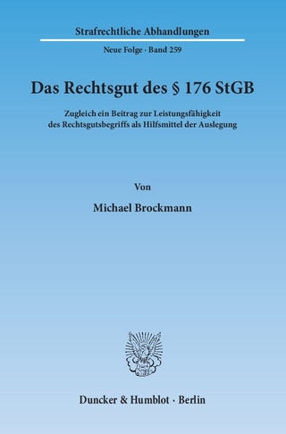 Das Rechtsgut des § 176 StGB.
