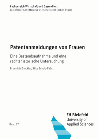 Patentanmeldungen von Frauen
