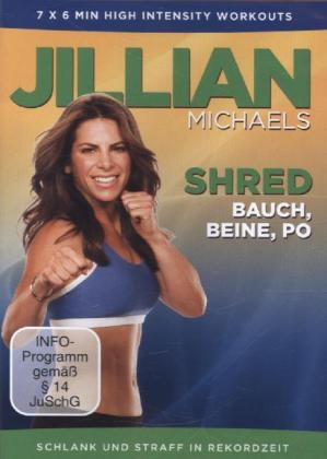 Jillian Michaels - Shred - Bauch, Beine, Po, 1 DVD