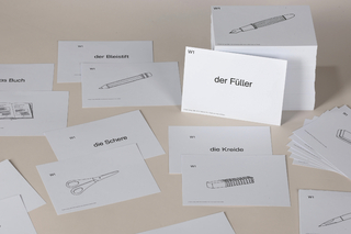 Deutsch als Zweitsprache. Erste Schritte - Pfad 1: Wort- und Bildkarten Nomen