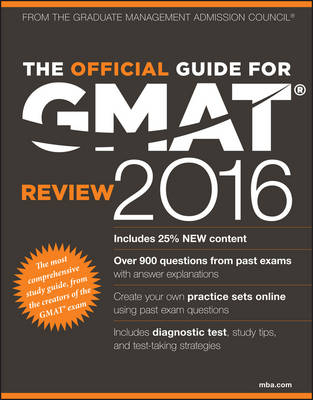The Official Guide for GMAT Review 2016 with Online Question Bank and Exclusive Video -  GMAC (Graduate Management Admission Council)