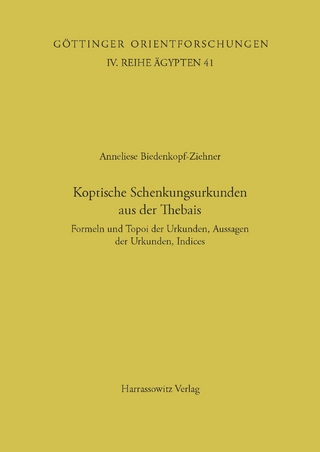 Koptische Schenkungsurkunden aus der Thebais