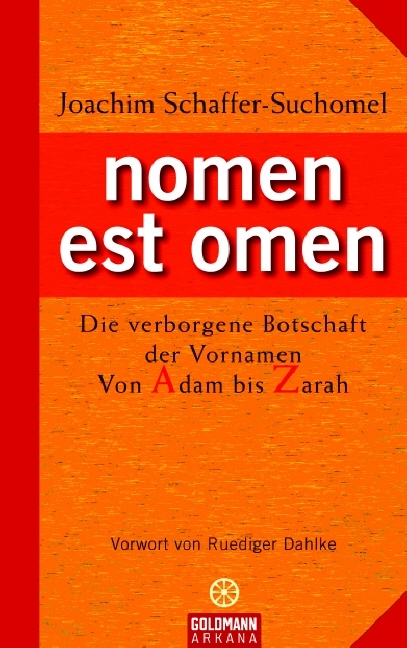nomen est omen - Joachim Schaffer-Suchomel