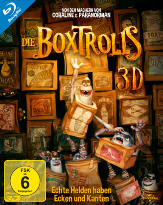 Die Boxtrolls 3D, 1 Blu-ray