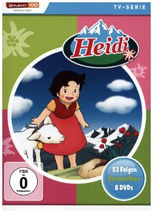 Heidi Komplettbox (TV-Serie, Classic), 8 DVDs
