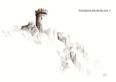 Kunstkartenmappe Th&uuml;ringer Burgen I