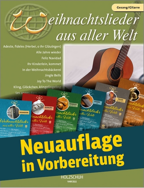 Weihnachtslieder aus aller Welt - Gesang/Gitarre - 