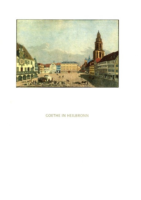 Goethe in Heilbronn - G&uuml;nther Emig, Brigitte Schillbach