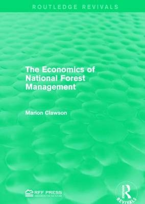 Economics of National Forest Management