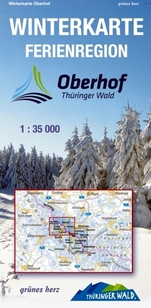 Winterkarte WM Ferienregion Oberhof - 