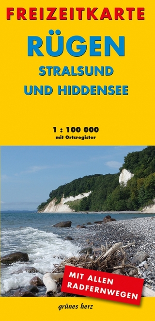 Freizeitkarte Rügen, Stralsund und Hiddensee