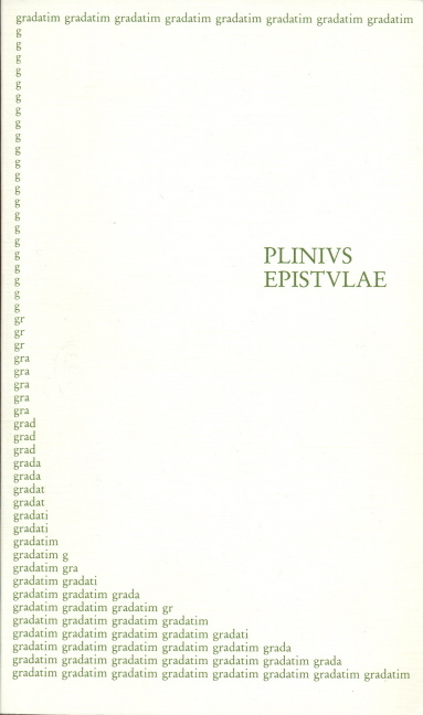 Epistulae -  Plinius der J&uuml;ngere