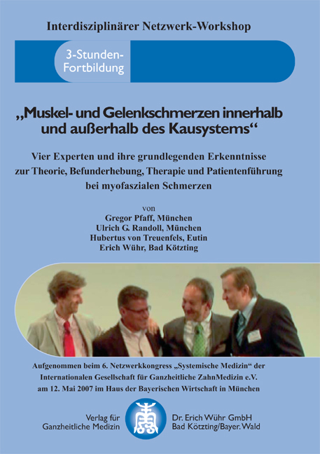 Muskel- und Gelenkschmerzen innerhalb und außerhalb des Kausystems - Gregor Pfaff, Ulrich Randoll, Hubertus von Treuenfels, Erich Wühr