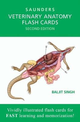 Veterinary Anatomy Flash Cards - Baljit Singh