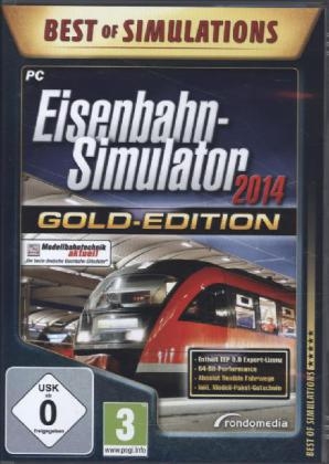 Eisenbahn-Simulator 2014, CD-ROM (Gold-Edition)