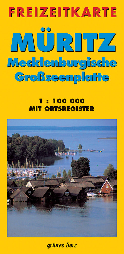 Freizeitkarte M&uuml;ritz - Mecklenburgische Gro&szlig;seenplatte - 