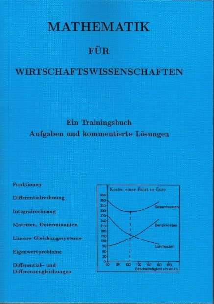 Mathematik f&uuml;r Wirtschaftswissenschaften - Detlef Wille, Dieter Lohse