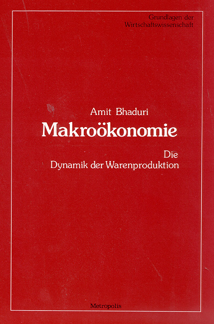 Makro&ouml;konomie - Amit Bhaduri