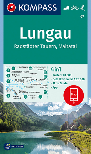 KOMPASS Wanderkarte Lungau, Radstädter Tauern, Maltatal