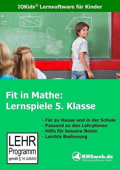 Fit in Mathe: Lernspiele 5. Klasse - Windows 10 / 8 7 / Vista / XP - Evelyn Heim