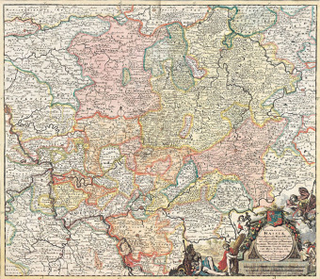 Historische Karte: Das Land Hessen 1696 (Landgraviatus Hassiae) - Plano
