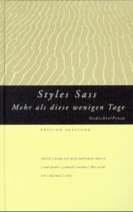 Mehr als diese wenigen Tage - Styles Sass
