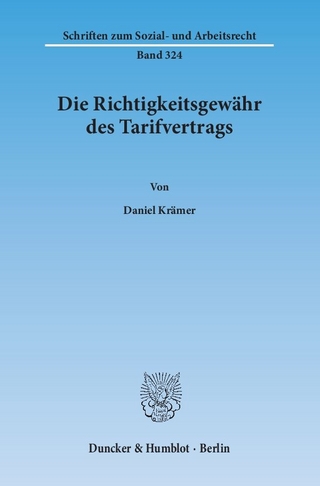 Die Richtigkeitsgewähr des Tarifvertrags.