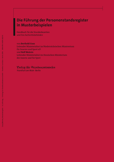 Musterbeispiele 8. Auflage, 6. Lfg.