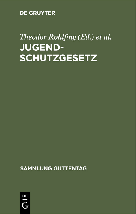 Jugendschutzgesetz - 