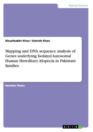 Mapping and DNA sequence analysis of Genes underlying Isolated Autosomal Human Hereditary Alopecia in Pakistani families