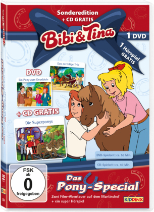 Bibi & Tina - Das Pony-Special, 1 DVD + 1 Audio-CD (Sonderedition)