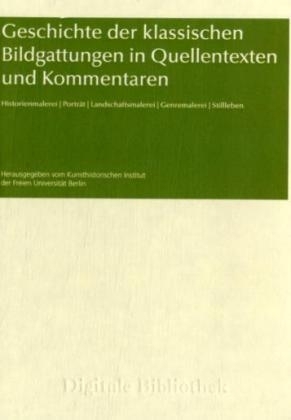 Geschichte der klassischen Bildgattungen