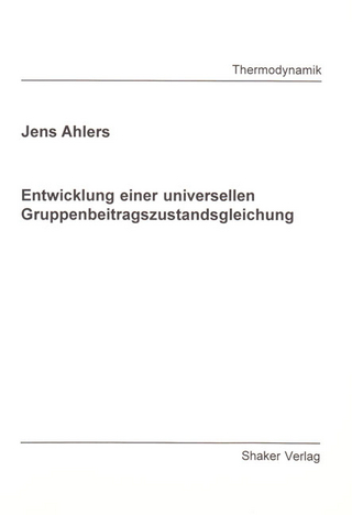 Entwicklung einer universellen Gruppenbeitragszustandsgleichung
