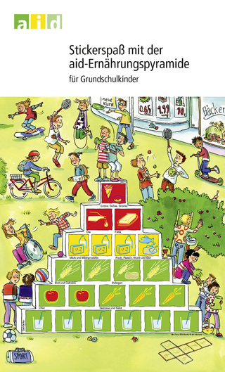 Stickerspaß mit der aid-Ernährungspyramide für Grundschulkinder