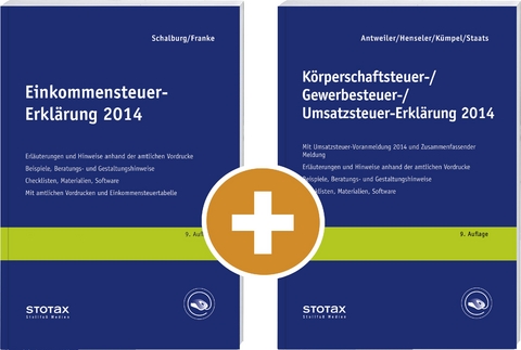 Einkommensteuer-Erkl&auml;rung 2014 + K&ouml;rperschaftsteuer-/Gewerbesteuer-/Umsatzsteuer-Erkl&auml;rung 2014 (Kombiprodukt)
