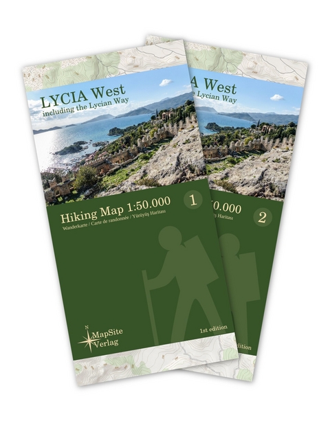 Lycia West Hiking Map 1:50.000 - Martin H&ouml;pke