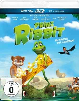 Prinz Ribbit - Ein Frosch auf Umwegen! 3D, 1 Blu-ray - 