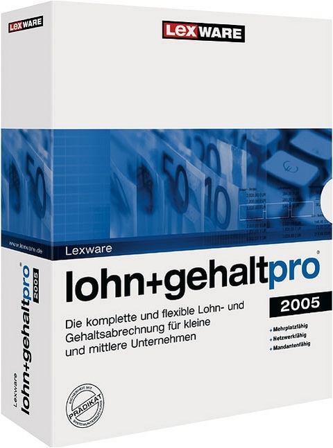 Lexware lohn+gehalt pro Juli 2005 inkl. ges. &Auml;nderung zum 1. Juli 2005 in Lohn- und Gehaltsabrechnung