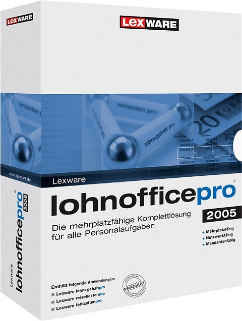 Lexware lohn office pro Juli 2005 inkl. ges. &Auml;nderung zum 1. Juli 2005 in Lohn- und Gehaltsabrechnung