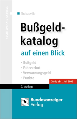 Bußgeldkatalog