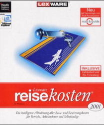 Lexware Reisekosten 2001, Version 8.01, Einzelplatz-Vollversion, 1 CD-ROM