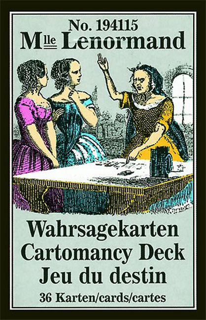 Mlle Lenormand Wahrsagekarten No. 194115 (36 Karten mit Anleitung in Sprachen Deutsch, Englisch und Franz&ouml;sisch - Cartomancy Deck - Jeu du destin) - Lenormand Marie-Anne A.
