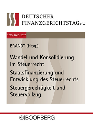 12. bis 14. Deutscher Finanzgerichtstag - 2015, 2016, 2017